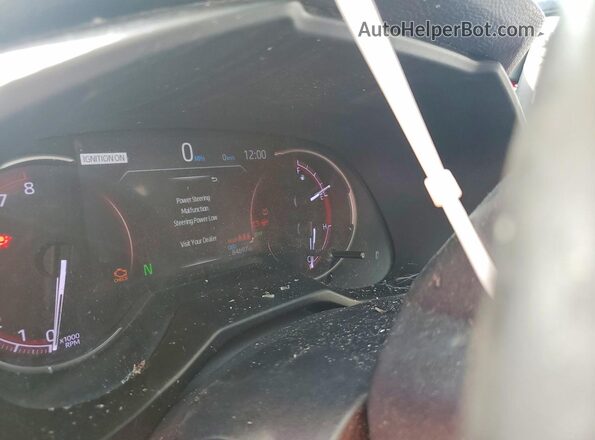 2T3J1RFV9LC075550 2020 TOYOTA RAV4 Black Սարքավորումների վահանակի տեսք