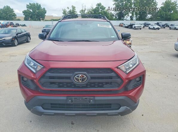 2T3J1RFV9LC088363 2020 TOYOTA RAV4 Maroon Vista frontal