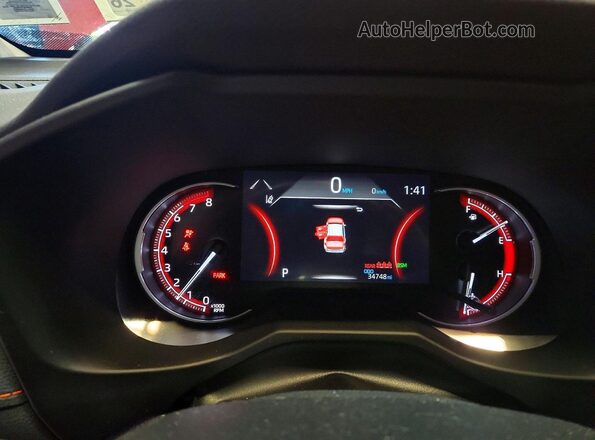 2T3J1RFV9RW423466 2024 TOYOTA RAV4 Красный Вид щитка приборов