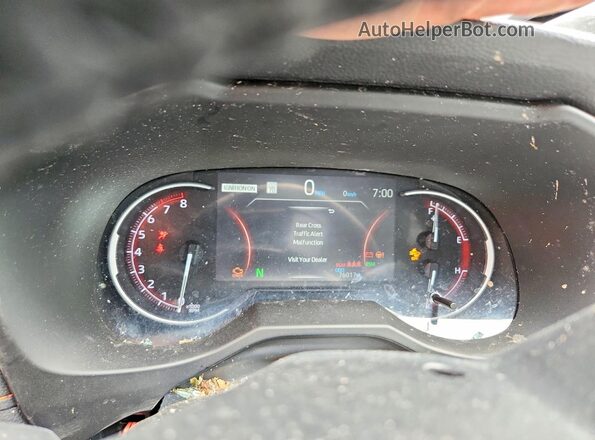 2T3J1RFVXNW257307 2022 TOYOTA RAV4 Черный Вид щитка приборов