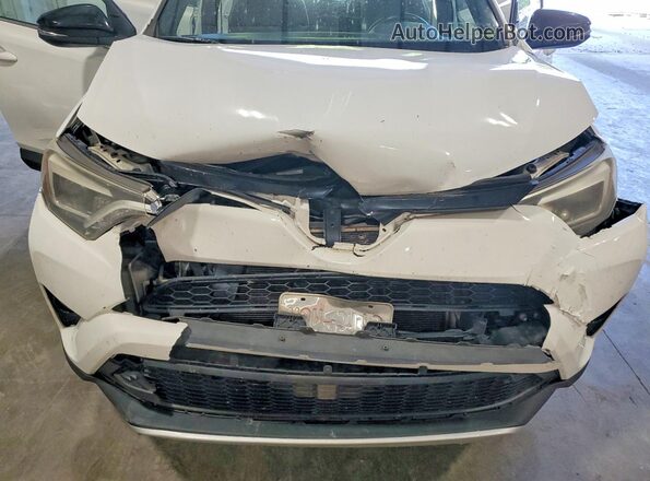2T3JFREV0GW537100 2016 TOYOTA RAV4 White Vista del compartimento del motor