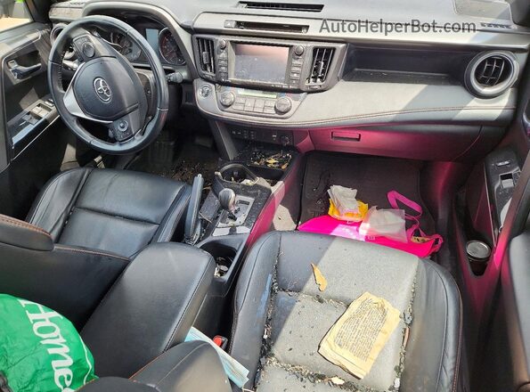 2T3JFREV1GW415118 2016 TOYOTA RAV4 Silver Вид панелі приладів