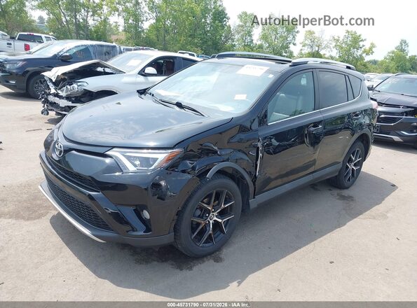 2T3JFREV1GW523464 2016 TOYOTA RAV4 Black Vista tres cuartos delantera izquierda
