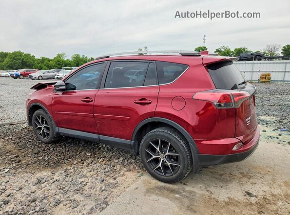 2T3JFREV2JW761508 2018 TOYOTA RAV4 Red Tył lewy