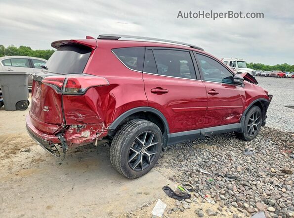 2T3JFREV2JW761508 2018 TOYOTA RAV4 Red Tył prawy