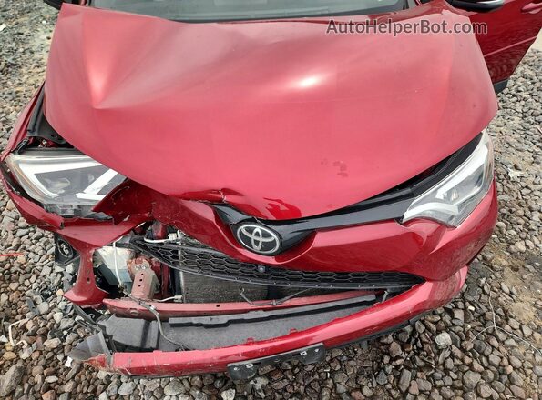 2T3JFREV2JW761508 2018 TOYOTA RAV4 Red Widok wnętrza z tyłu
