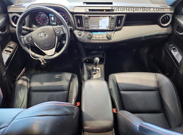 2T3JFREV4GW423438 2016 TOYOTA RAV4 Белый Вид панели приборов