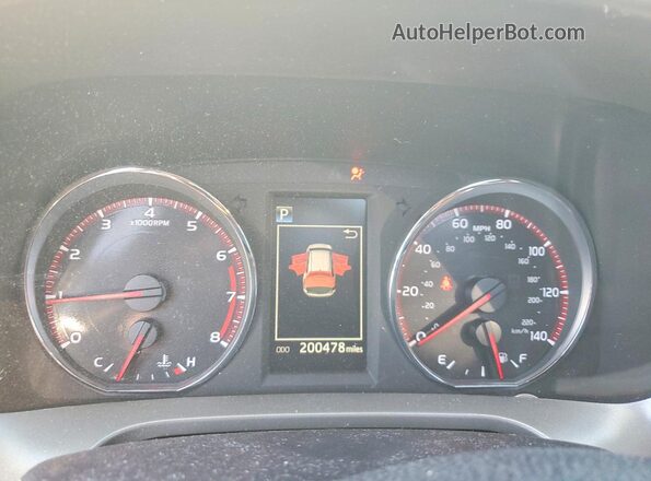 2T3JFREV5GW440927 2016 TOYOTA RAV4 Silver Вид щитка приладів