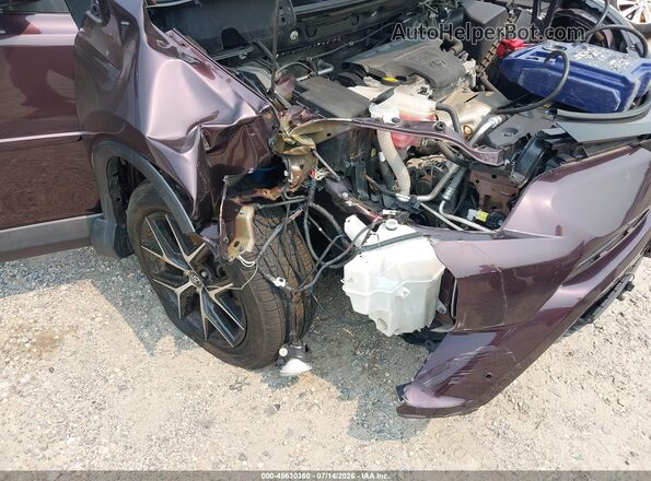 2T3JFREV5HW585838 2017 TOYOTA RAV4 Purple Widok z przodu