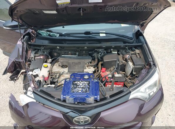 2T3JFREV5HW585838 2017 TOYOTA RAV4 Purple Widok z tyłu