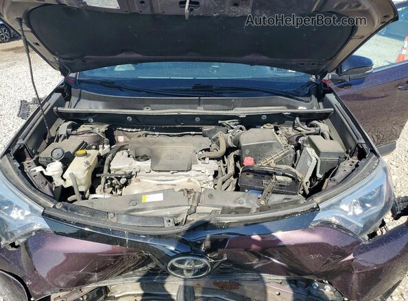 2T3JFREV5JW837500 2018 TOYOTA RAV4 Maroon Vista interior trasera