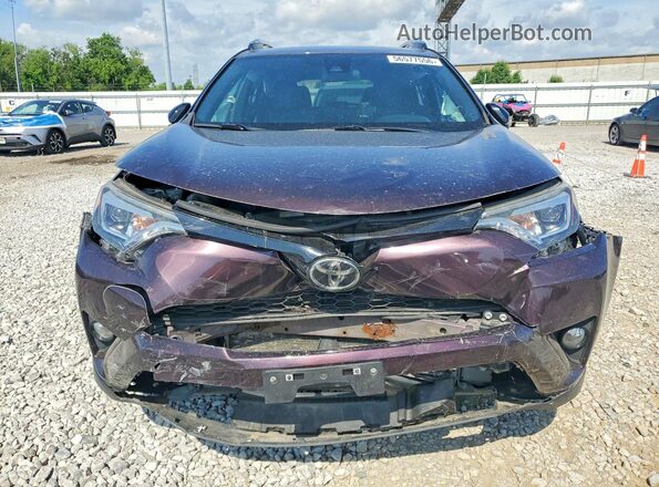 2T3JFREV5JW837500 2018 TOYOTA RAV4 Maroon Vista frontal