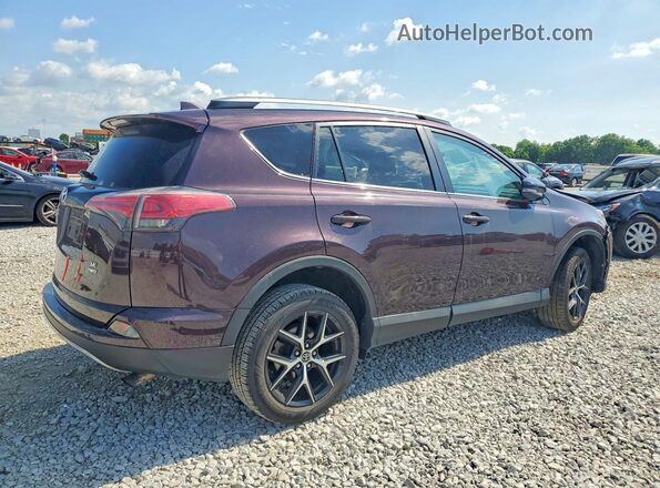 2T3JFREV5JW837500 2018 TOYOTA RAV4 Maroon Trasero derecho