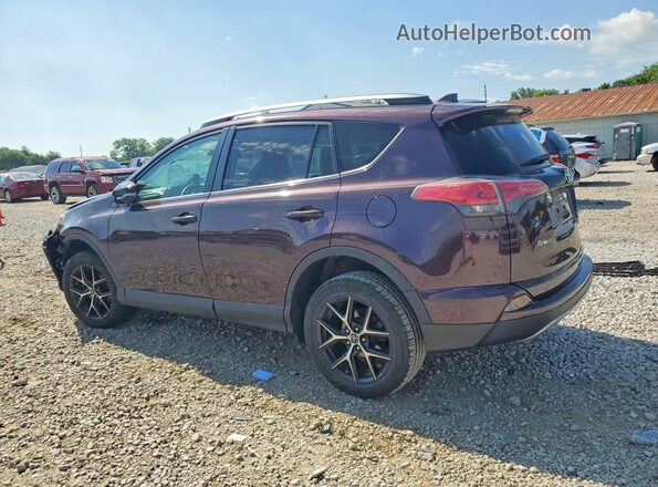 2T3JFREV5JW837500 2018 TOYOTA RAV4 Maroon Trasero izquierdo