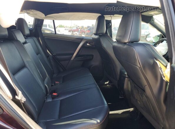 2T3JFREV5JW837500 2018 TOYOTA RAV4 Maroon Vista de los asientos traseros