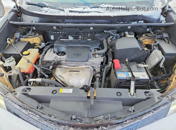 2T3JFREV7GW428522 2016 TOYOTA RAV4 White Vista del compartimento del motor