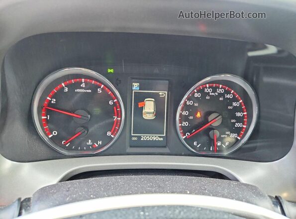 2T3JFREV7GW428522 2016 TOYOTA RAV4 White Vista del cuadro de instrumentos