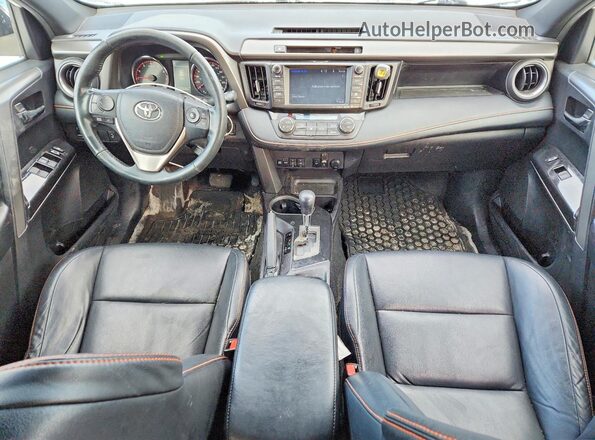 2T3JFREV7GW428522 2016 TOYOTA RAV4 White Vista del salpicadero