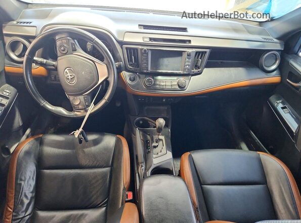 2T3JFREV8GW498448 2016 TOYOTA RAV4 White Widok deski rozdzielczej