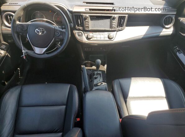 2T3JFREV8JW856221 2018 TOYOTA RAV4 White Widok deski rozdzielczej