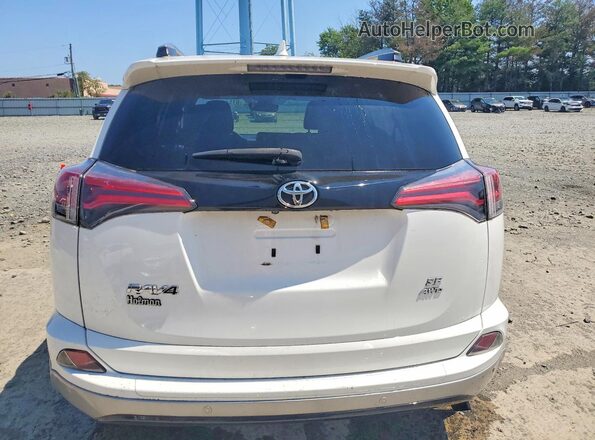 2T3JFREV8JW856221 2018 TOYOTA RAV4 White Widok z tyłu