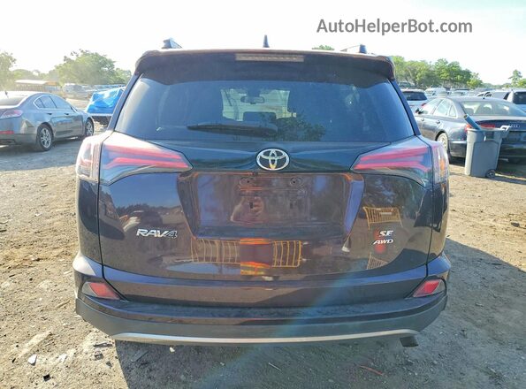 2T3JFREV9HW602026 2017 TOYOTA RAV4 Purple Widok z tyłu