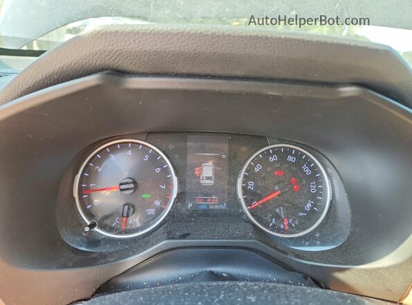 2T3K1RFV1KW011620 2019 TOYOTA RAV4 Black Instrument cluster view