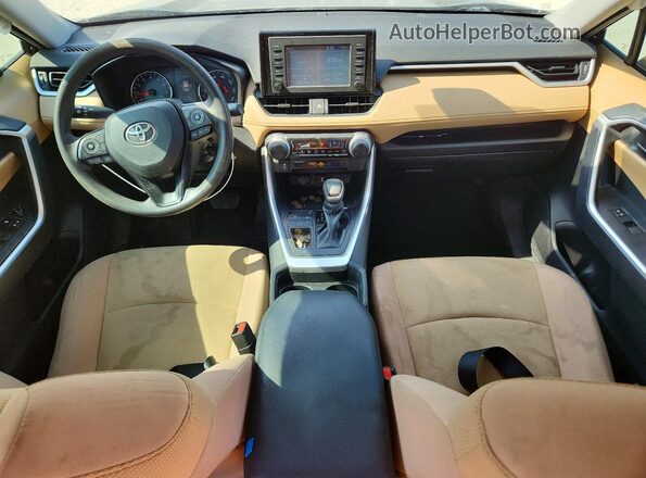 2T3K1RFV1KW011620 2019 TOYOTA RAV4 Black Dashboard view