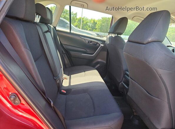 2T3K1RFV3KW049222 2019 TOYOTA RAV4 Red Vista interior trasera