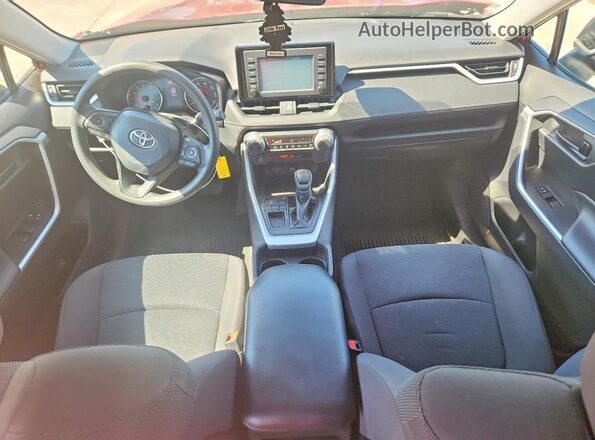 2T3K1RFV3KW049222 2019 TOYOTA RAV4 Red Vista del salpicadero