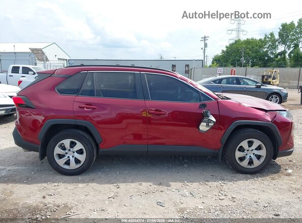 2T3K1RFV4KW052002 2019 TOYOTA RAV4 Red Rear interior view