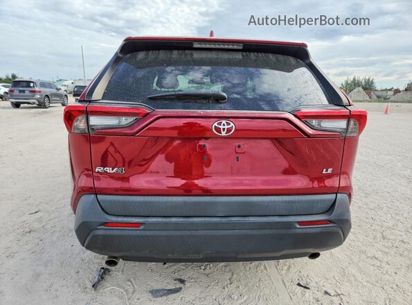 2T3K1RFV4MW103758 2021 TOYOTA RAV4 Red Vista trasera