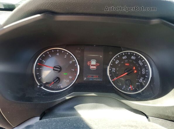 2T3K1RFV5KW021681 2019 TOYOTA RAV4 Black Սարքավորումների վահանակի տեսք