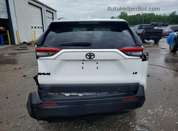 2T3K1RFV5LC061889 2020 TOYOTA RAV4 White Widok z tyłu