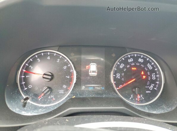 2T3K1RFV5LC061889 2020 TOYOTA RAV4 White Widok zestawu wskaźników