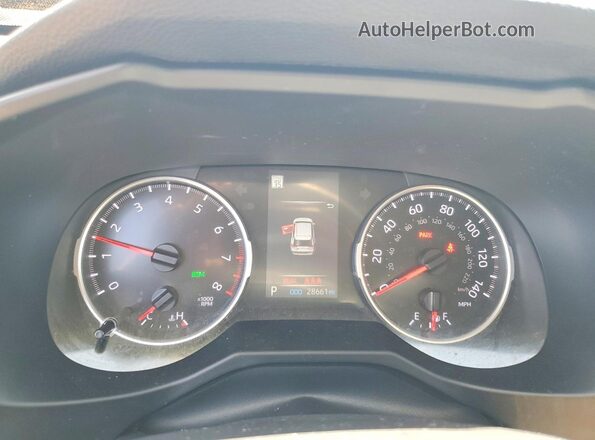 2T3K1RFV6NW234174 2022 TOYOTA RAV4 White Vista del cuadro de instrumentos