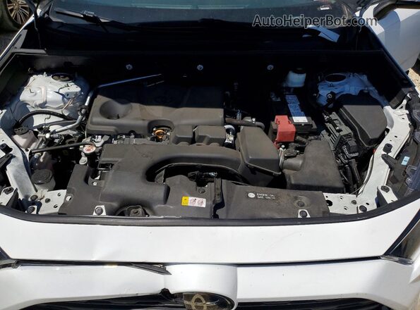2T3K1RFV6NW234174 2022 TOYOTA RAV4 White Vista del compartimento del motor