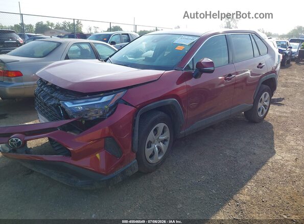 2T3K1RFV6PW244285 2023 TOYOTA RAV4 Red წინა მარცხენა ხედი სამი მეოთხედიდან