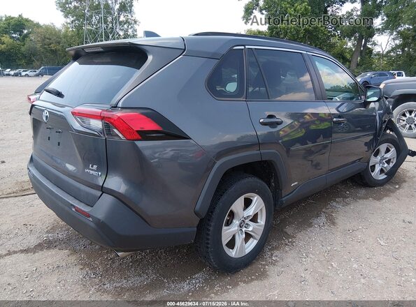 2T3LWRFV0LW060282 2020 TOYOTA RAV4 HYBRID Gray Trasero derecho