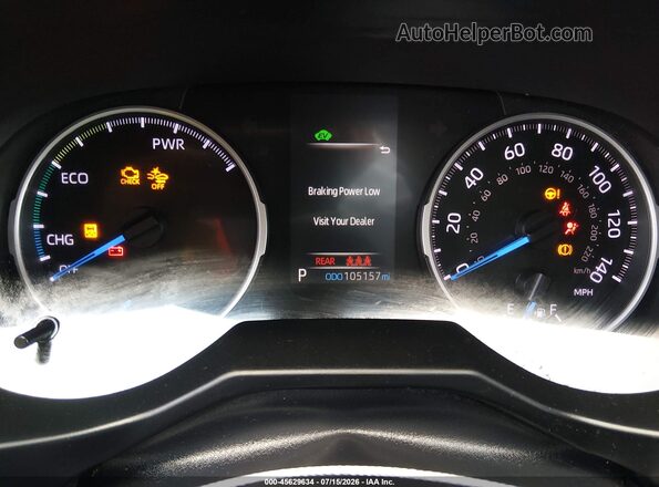 2T3LWRFV0LW060282 2020 TOYOTA RAV4 HYBRID Gray Vista de los asientos traseros