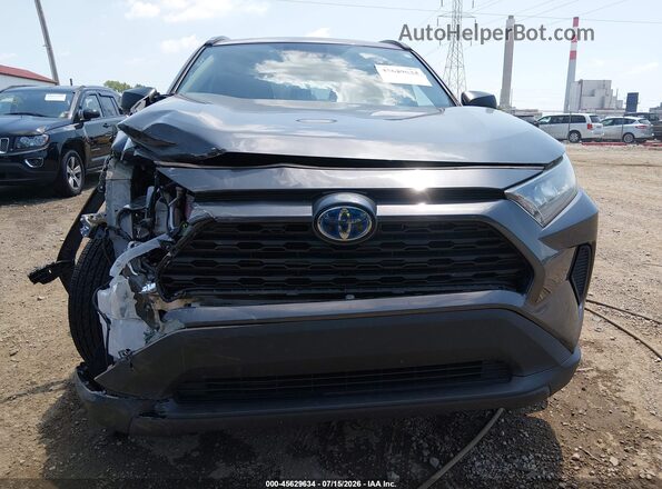 2T3LWRFV0LW060282 2020 TOYOTA RAV4 HYBRID Gray Vista del cuadro de instrumentos