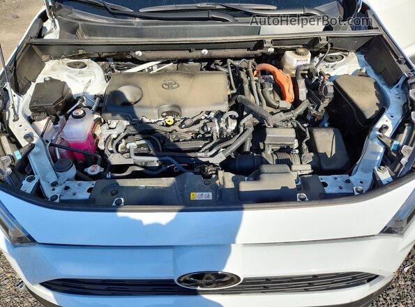 2T3LWRFV3SW278912 2025 TOYOTA RAV4 White Vista del compartimento del motor