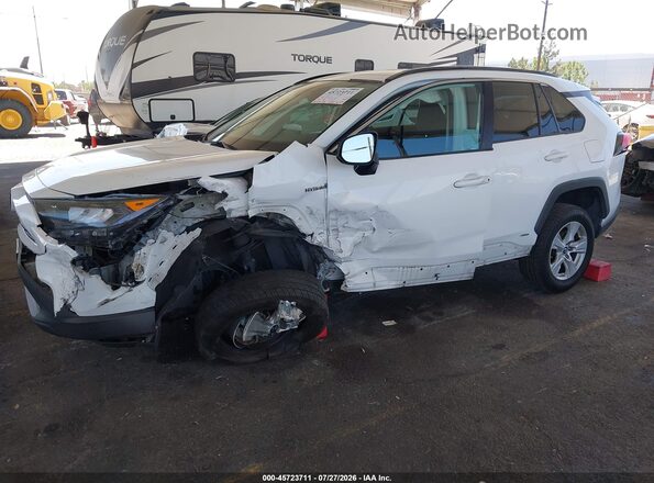 2T3LWRFV6KW043369 2019 TOYOTA RAV4 HYBRID White Передня ліва чверть