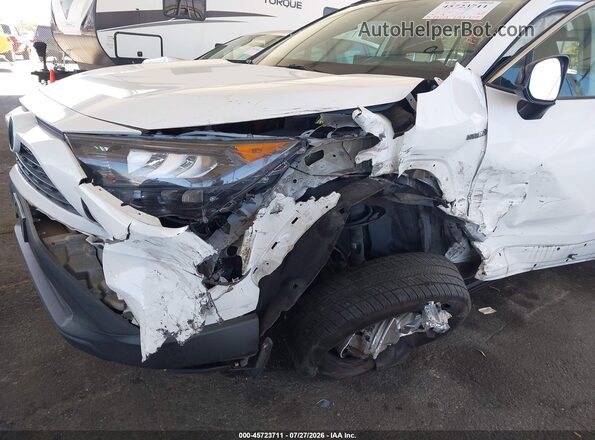 2T3LWRFV6KW043369 2019 TOYOTA RAV4 HYBRID White Вид спереду