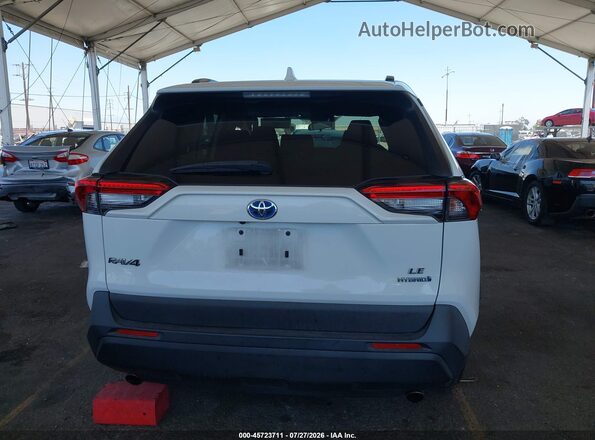 2T3LWRFV6KW043369 2019 TOYOTA RAV4 HYBRID White 