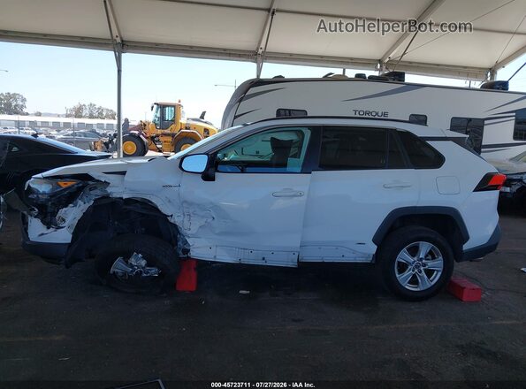 2T3LWRFV6KW043369 2019 TOYOTA RAV4 HYBRID White 