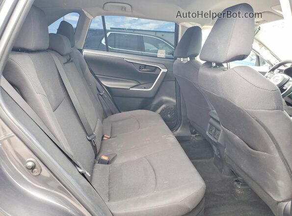 2T3LWRFV8KW001186 2019 TOYOTA RAV4 Gray უკანა სალონის ხედი