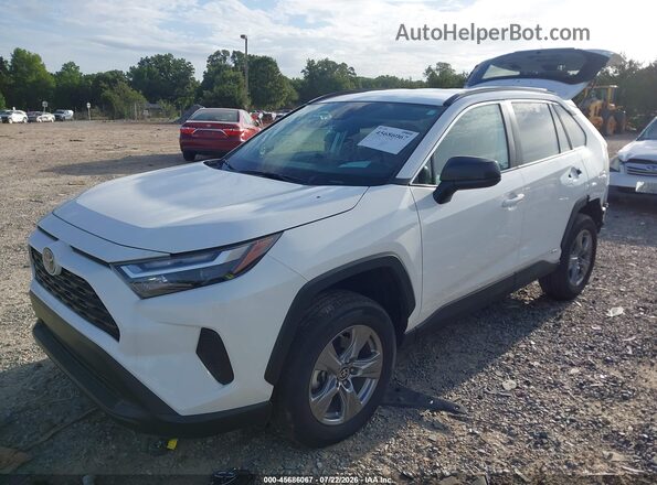 2T3LWRFV8RW237878 2024 TOYOTA RAV4 HYBRID White Առջևի ձախ երեք քառորդ տեսարան