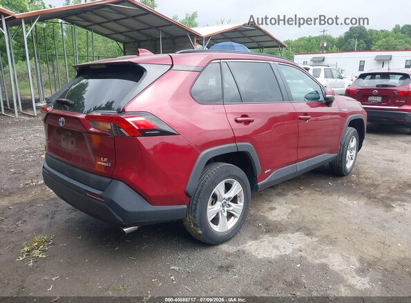 2T3MWRFV0KW036180 2019 TOYOTA RAV4 HYBRID Red Trasero derecho