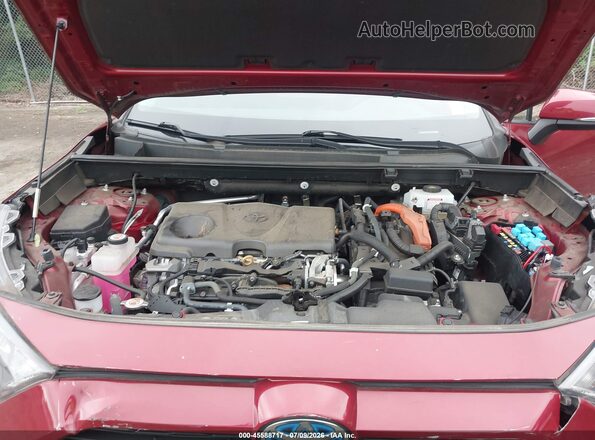 2T3MWRFV0KW036180 2019 TOYOTA RAV4 HYBRID Red Vista trasera